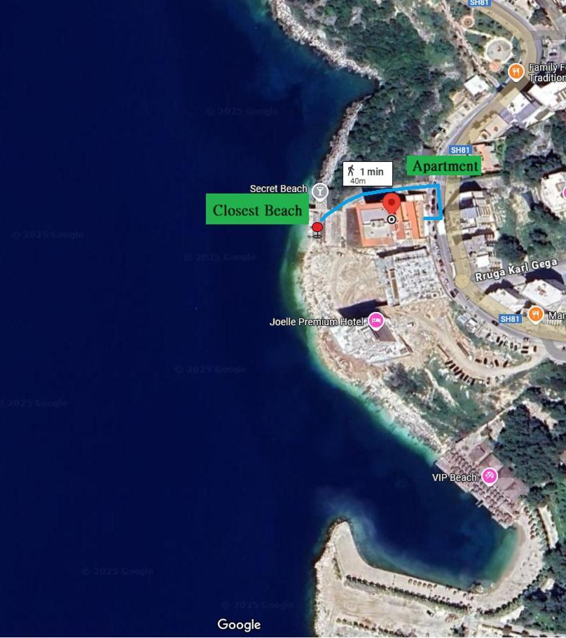 Saranda Miracle Sky Apartment المظهر الخارجي الصورة